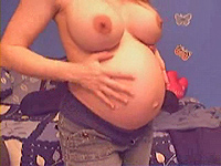 Pregnant Girl Posing