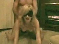 Blindfolded Doggy Sex & BJ