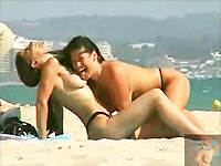 Lesbian GFs At The Beach